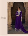 Saadgi By Sayuri Georgette With Embroidery Online Gown With Dupatta Wholesale